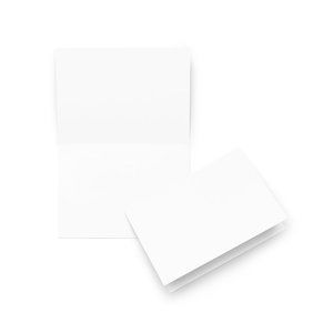 Plain White Greeting card (Customizable)